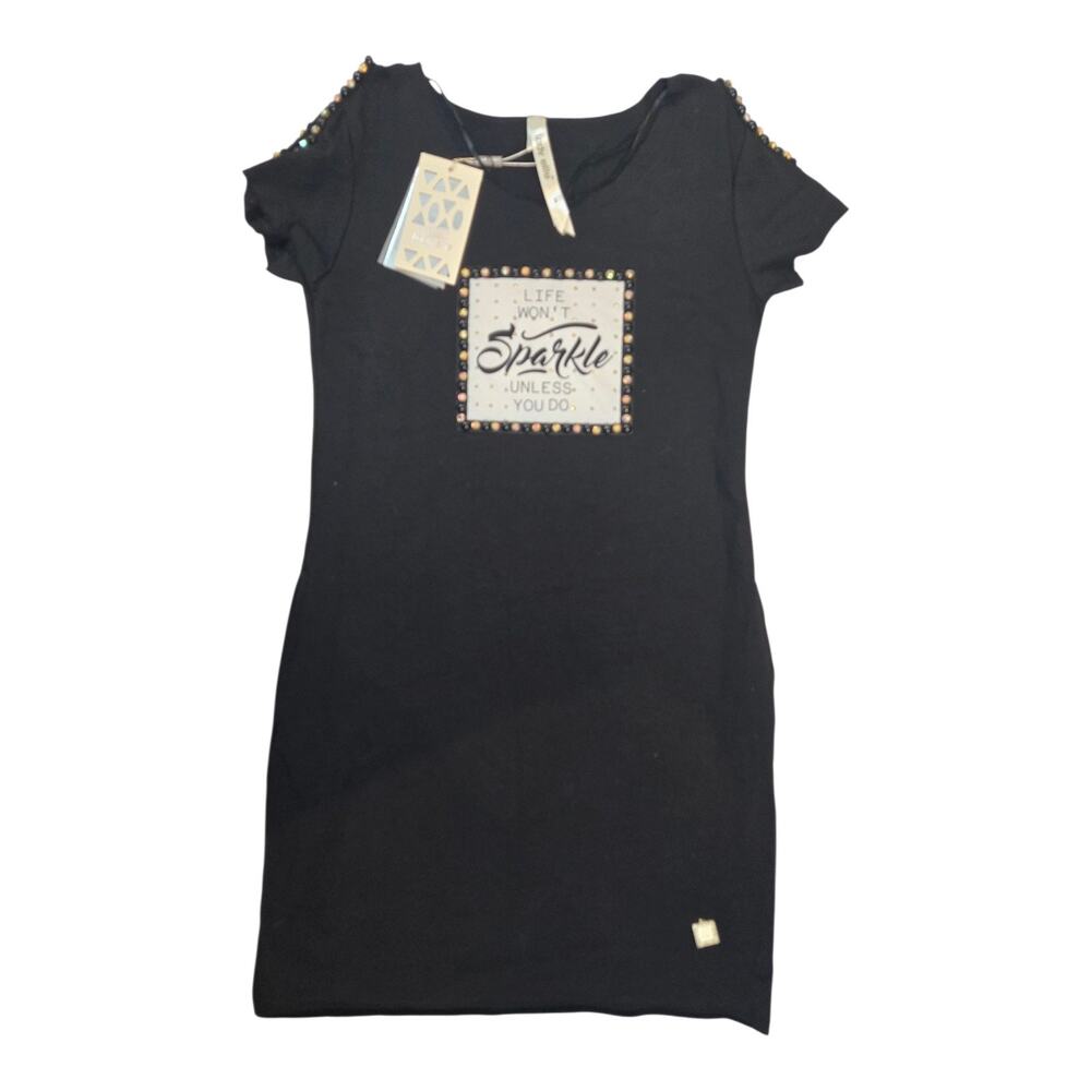 NEW! Lady Elite Black Italian Dress Size S